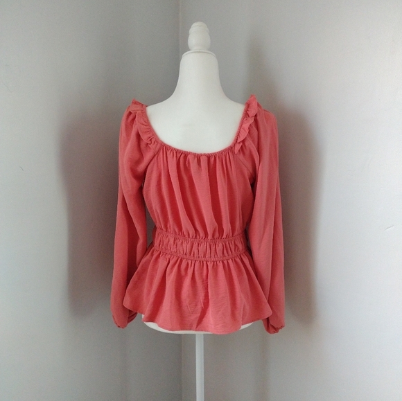 Nine West Coral Peplum Top - Picture 5 of 5